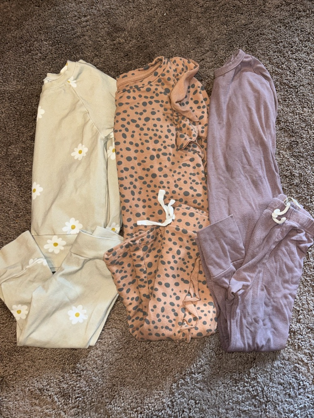 Toddler girls 2T Bizzy Bean, Grayson mini & Childhoods 2 piece sets bundle